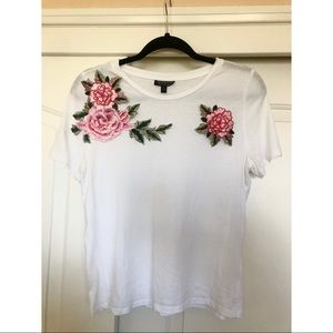 TOPSHOP FLORAL T-SHIRT